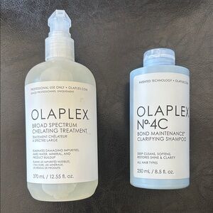 OLAPLEX Chelating Treatment and No.4C Shampoo Set
